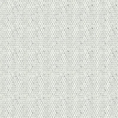 Monet Honed Marble Mosaic 8 Tile in Oriental White