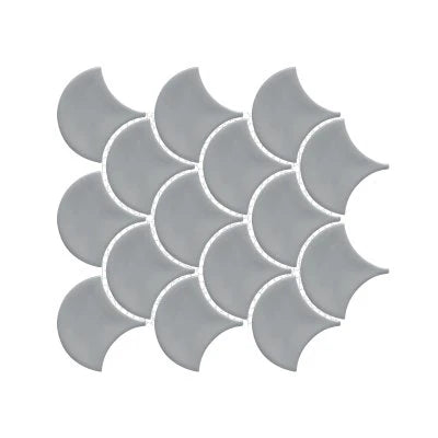 MOSAIC ARTISAN PLUS GREY GLOSSY 3X3 FAN (10.5X10 SHEET)