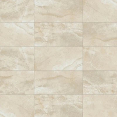 Gemma 12" x 24" Honed Porcelain Field Tile in Beige Onyx
