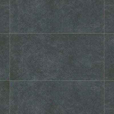 Wave 24" x 48" Honed Porcelain Tile in Coal