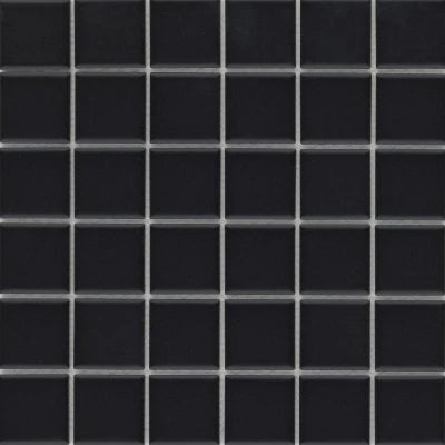 CATCH BLACK MATTE 2X2 MOSAIC 12X12-POR