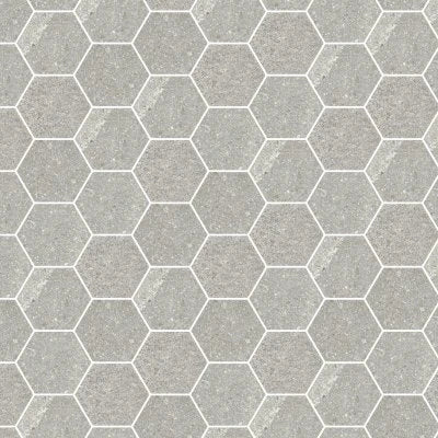 MOSAIC AUSTRAL GREY HEXAGON (8X10 SHEET)