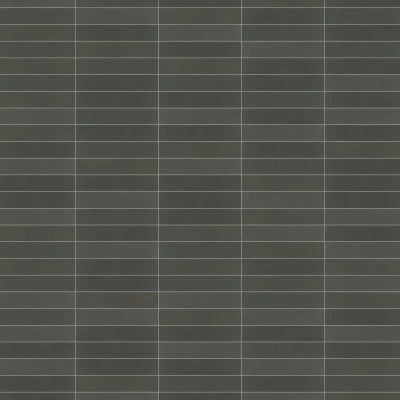 Celine 2.5" x 12" Matte Porcelain Floor & Wall Tile in Black