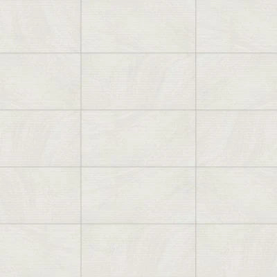 Purestone 12" x 24" Matte Velvet Porcelain Tile in Bianco
