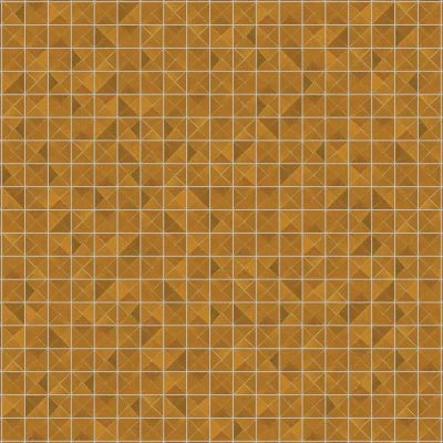 Zagora Triangle Glossy Zellige Mosaic Tile in Caramel