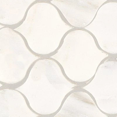 Marble First Snow Eleg, Lantern, 2 1/2X2 1/2, Straight Edge, Polished