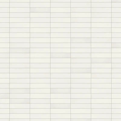 Makoto 2.5" x 10" Matte Ceramic Wall Tile in Shoji White