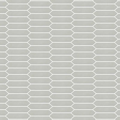 MOSAIC ARTISAN PLUS TAUPE GLOSSY PICKET (11.5X11 SHEET)