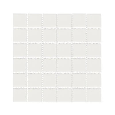 MOSAIC ARTISAN PLUS ALBAR SATIN MATTE 2X2 (12X12 SHEET)