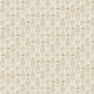 Onyx Honey Polished Elongated Hex Mosaic