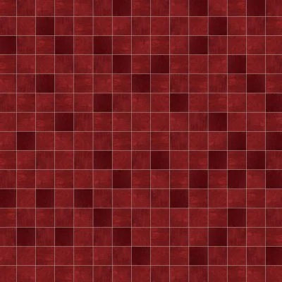 Zagora 4" x 4" Glossy Zellige Field Tile in Rouge