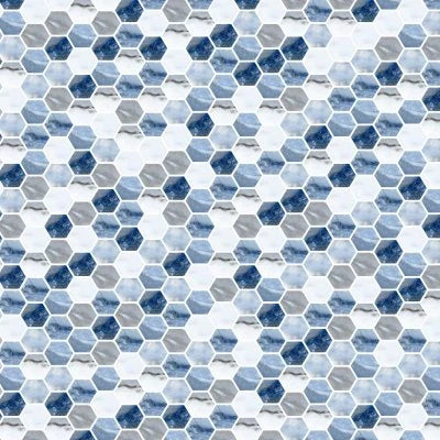 CRASH BLUE NATURAL HEXAGON 10X11 10.76 SQ'F PER BOX