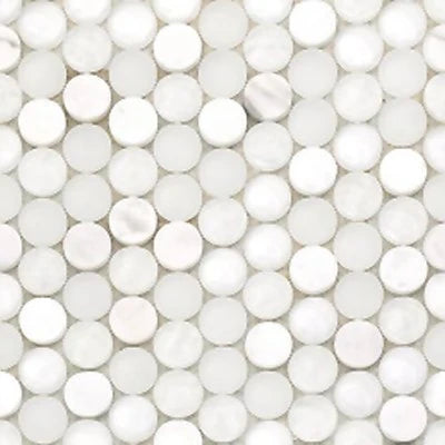 Sobe Ice Penny Round Mosaic