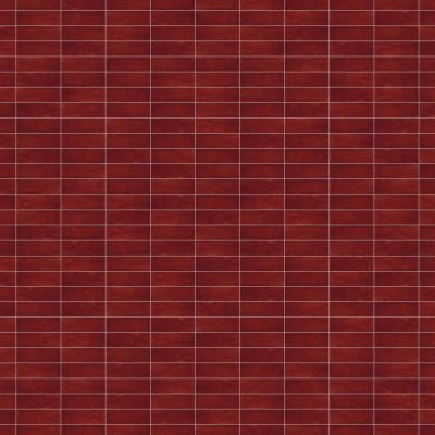 Zagora 2" x 6" Glossy Zellige Field Tile in Rouge