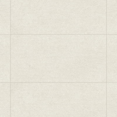 Poetry Stone 24" x 48" Satin Porcelain Deco in Ivory