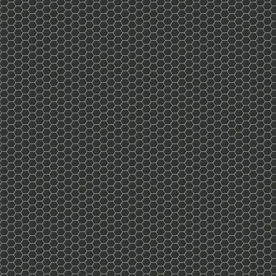 Uptown Glass Matte Ebony, Hexagon, 1, Matte