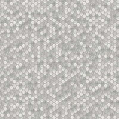 SILVER HEXAGON POLISHED MOSAIC 12X12-MAR