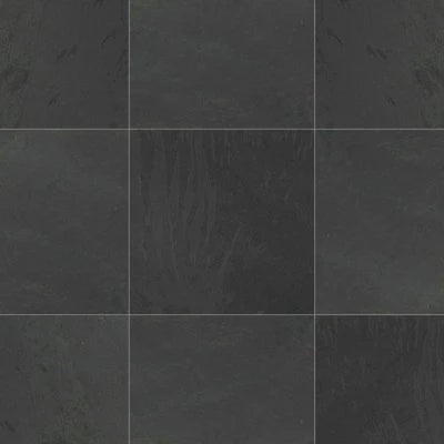 Black Pearl 24" x 24" Gauged Slate Tile