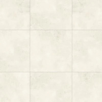 Shandar 24" x 24" Matte Porcelain Field Tile with Mould in Social White