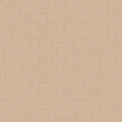 Sahara .5" x 4" Matte Crosshatch Porcelain Mosaic Tile in Rose