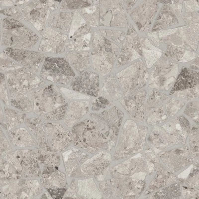 Frammenta Floor & Wall Palladiana Mosaic in Light Grey