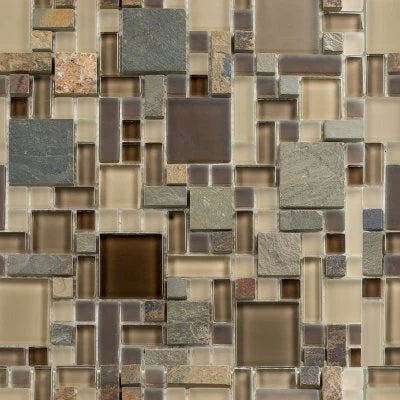 Glass and Slate - Rustic Taupe