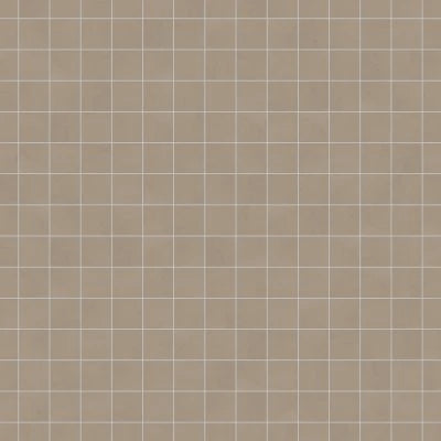 Sahara 4" x 4" Matte Porcelain Mosaic Tile in Taupe