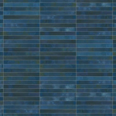 Chroma 2" x 18" Glossy Porcelain Field Tile in Blue
