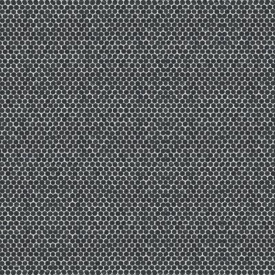 Monet Honed Marble Mosaic 8 Tile in Nero Marquina