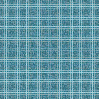 SWIRL AQUA GLOSSY MOSAIC 1X1/12X12-GLS