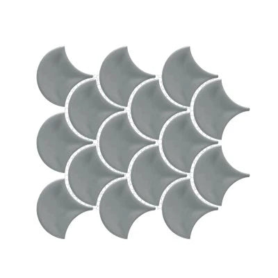 MOSAIC ARTISAN PLUS DARK GLOSSY 3X3 FAN (10.5X10 SHEET)