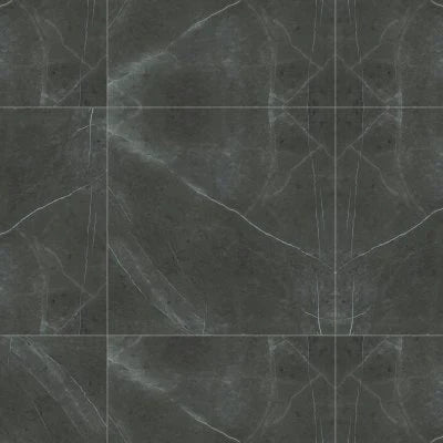 Magnifica The Thirties 30" x 30" - 8mm Polished Porcelain Tile in Pietra Grey