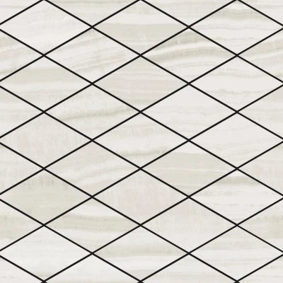 Onyx Milk Polished Rhombus Mosaic