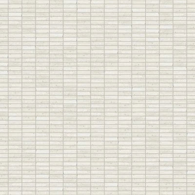 Sensi Roma 1" x 4" Satin Porcelain Rectangle Mosaic in White