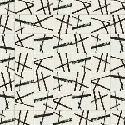 Rothko 9" x 9" Matte Ceramic Field Tile in Brush Stroke