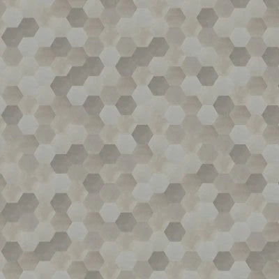 Celine 4" Hexagon Matte Porcelain Floor & Wall Tile in Greige