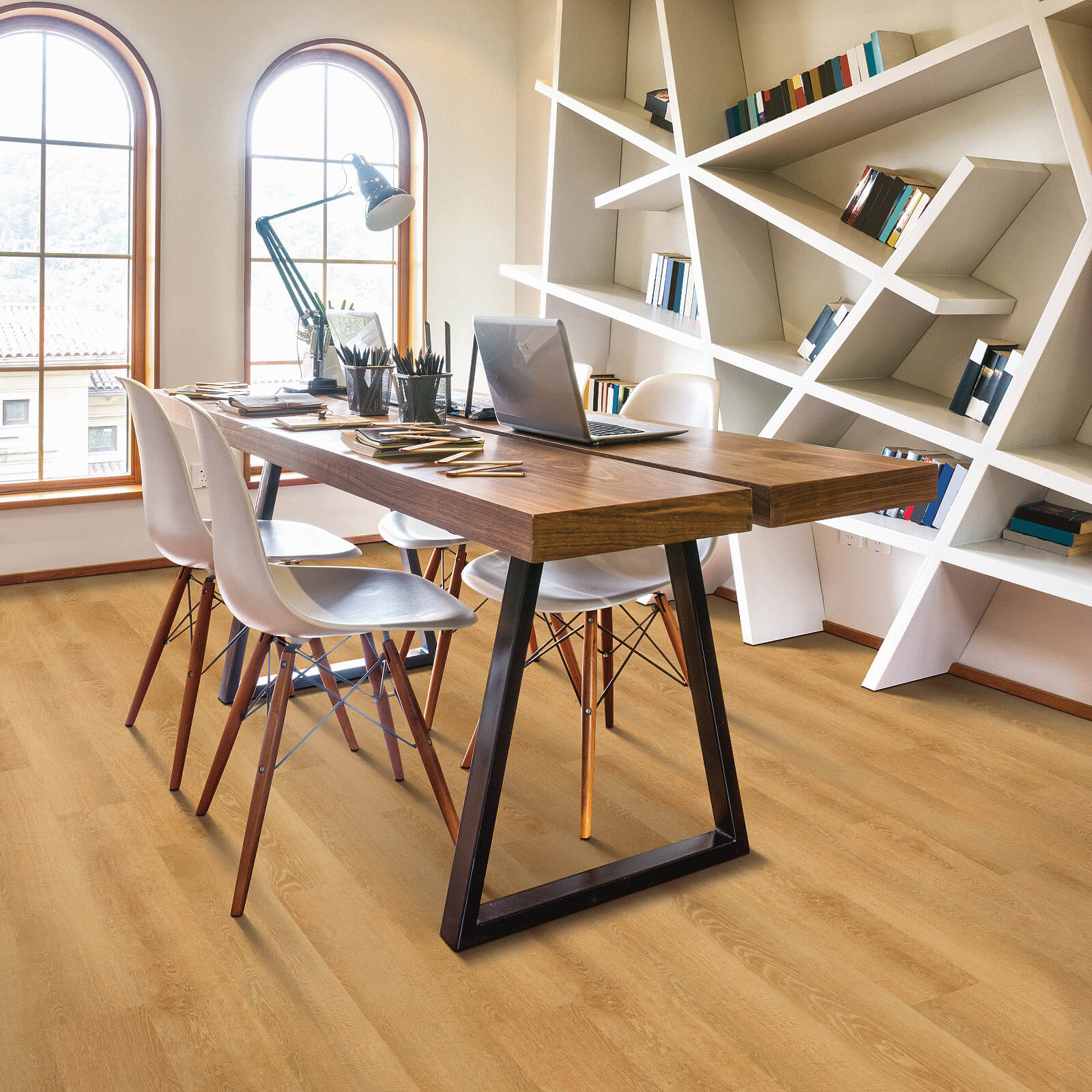 Vinyl flooring for study room | Floor Craft